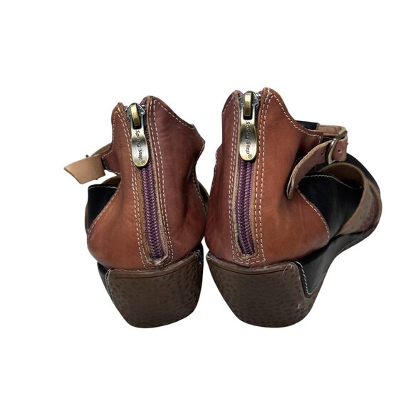 LArtiste Spring Step Yulianna Clog Shoe Leather Comfort Wedge Womens 41/10 - Picture 7 of 8